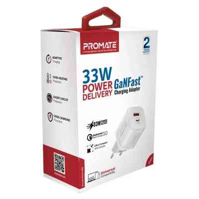 Зарядний пристрій Promate powerport-33.white Вінниця
