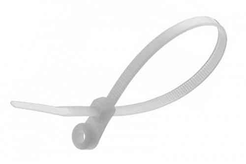 Стяжка кабельна з кріпленням 5x200 біла (пач 100 шт.) APRO Рівне