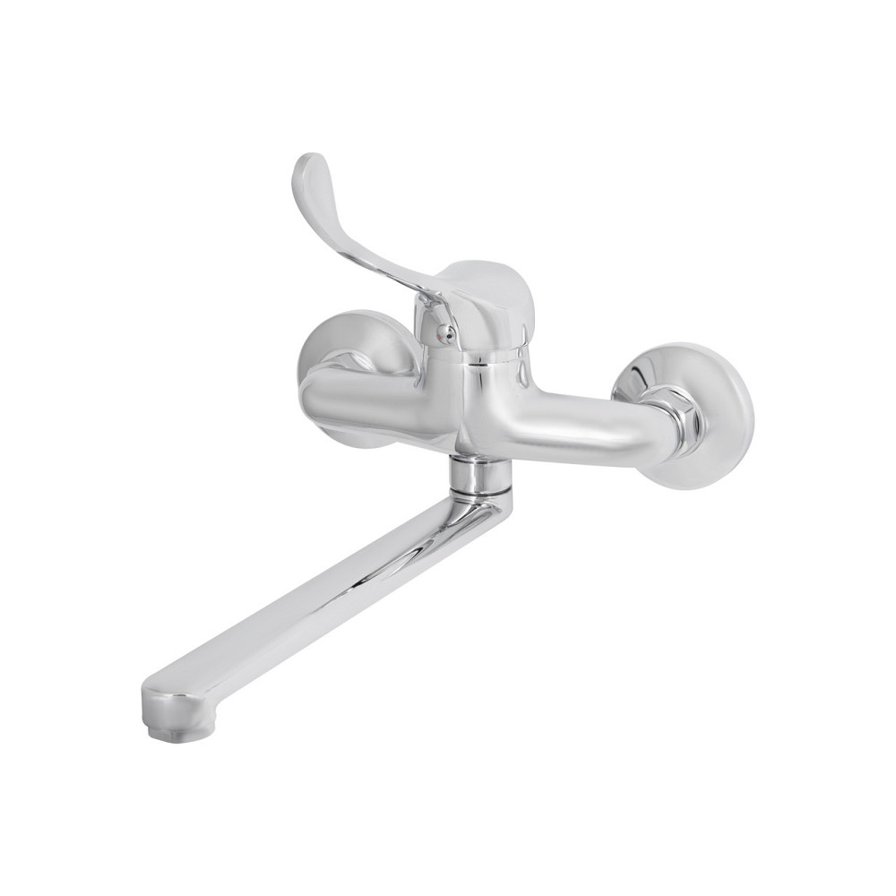 Змішувач для кухні ліктьовий Lidz Watt 009 настінний (k35) LDWAT009CRM34862 Chrome Київ - фото 7