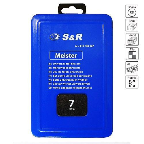Набір свердел універсальних S & R 7 шт.(216100007) Коломыя - изображение 2