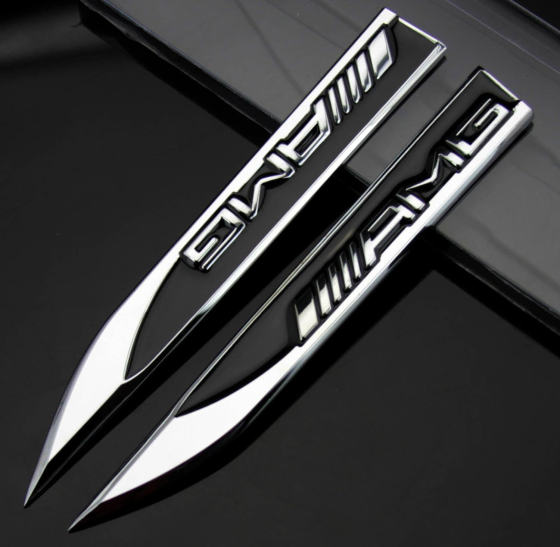 Емблема наклейка на переднє крило AMG 25067 Луцьк