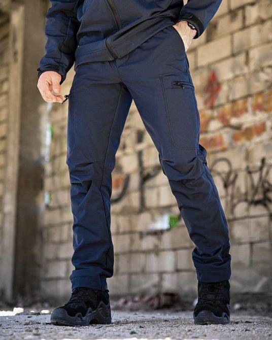 Демисезонный тактический костюм софтшел SATELIT синий ДСНС ПП8057 Одесса - изображение 17