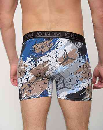 Труси-шорти чоловічі однотонні Сіро-коричневі — Tom John 2200-28 XXL Київ