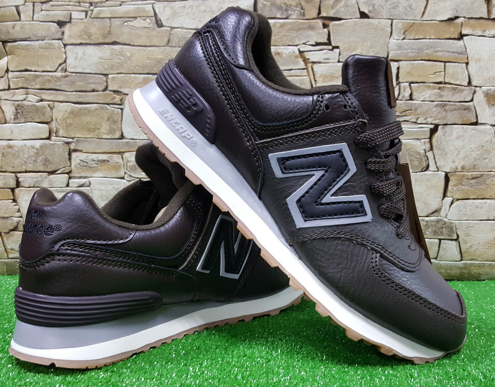 Мужские кроссовки New Balance Black/White ML574EGK ,кожа,оригинал 43 Киев - изображение 1