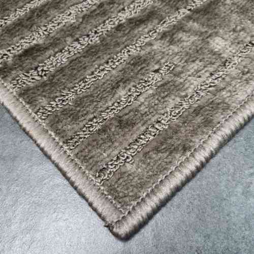 Набір килимків для ванної кімнати 2шт 50*80см+40*50см U-виріз Полоса Smile бежевий поліпропілен Дариана Житомир