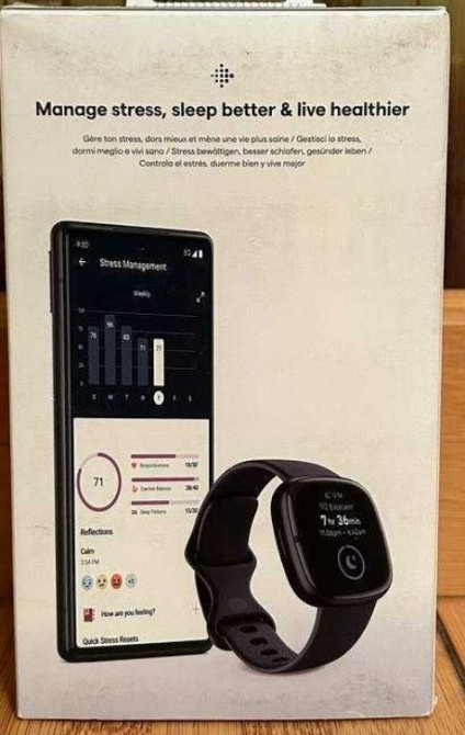 СМАРТ-годинник: FutBit Sense 2 Shadow Grey / Graphite (FB21BKGB) Київ - фото 2