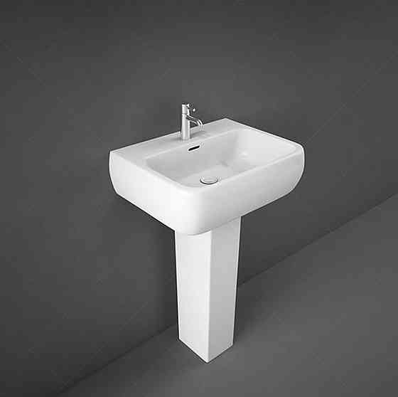 Раковина з ніжкою RAK Ceramics Metropolitan 52.5x18.5x41.5см (RAK0020) Білий Київ