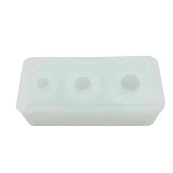 Силиконовая форма Шарики 90 на 40 мм серый Киев