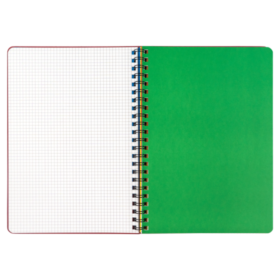 Декоративний блокнот на спіралі А4, 96л, з закладками, SMILTAINIS Київ