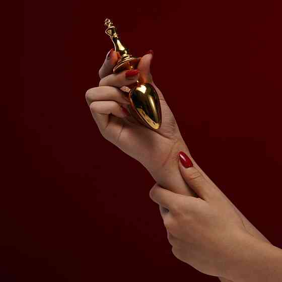 Анальная пробка Король из коллекции ,,Шахматы,, UPKO The Chess Collection-King Sex Aura Киев
