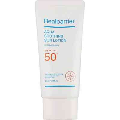 Засіб від засмаги Real Barrier Aqua Soothing Sun Lotion SPF50+PA++++ 50 мл (8809911691138) Вінниця