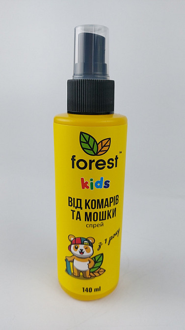 Спрей-репелент Forest Kids 140 мл проти комарів і мошки (1 шт.) Харків - фото 1