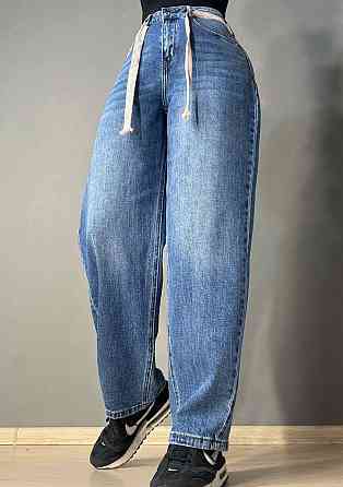 Джинсы женские Vanver 2009 skater jeans бананы с поясом синие, синий, 25, 25, 69 см, 98 см Киев