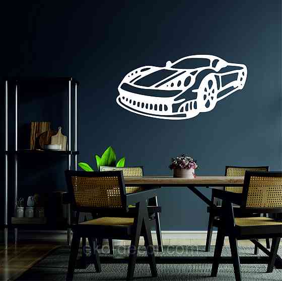 Декоративне настінне Панно «Машина Феррарі», Декор на стіну Київ