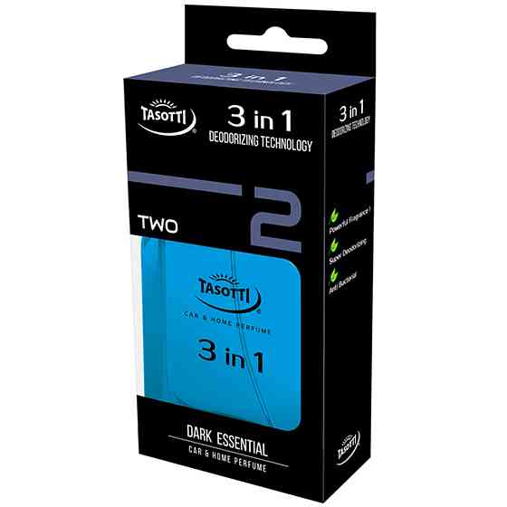 Ароматизатор для авто спрей "3 in 1" Dark Essential 50мл Tasotti Київ