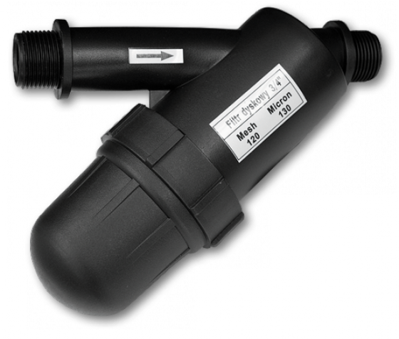 Фільтр дисковий із зовнішньою різьбою 1", 120 мesh, DSF-100DML Київ