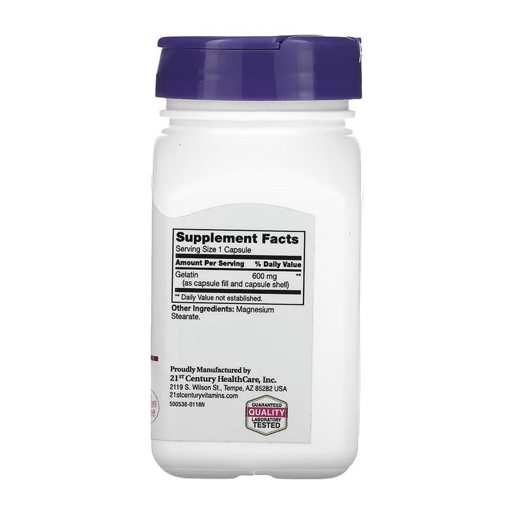 Желатин 21st Century Gelatin 100 капс Киев - изображение 2