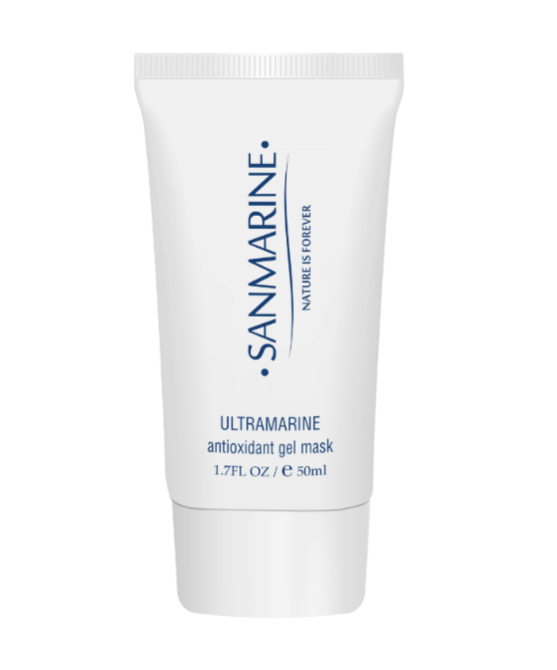 SanMarine Гель-маска антиоксидантна з гіалуроновою кислотою Ultramarine Antioxidant Gel Mask 50 мл Дніпро - фото 1