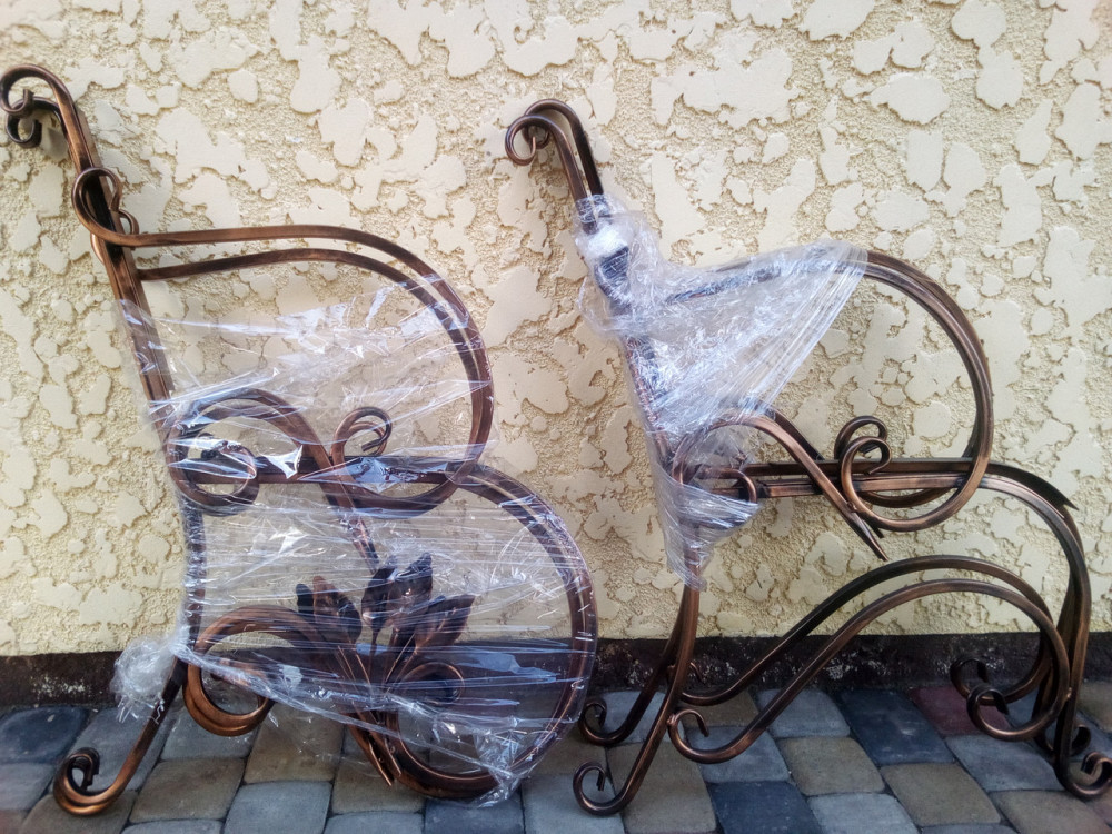 Лавка садова боковини ковані для лавки 2 шт V-004 Київ - фото 3