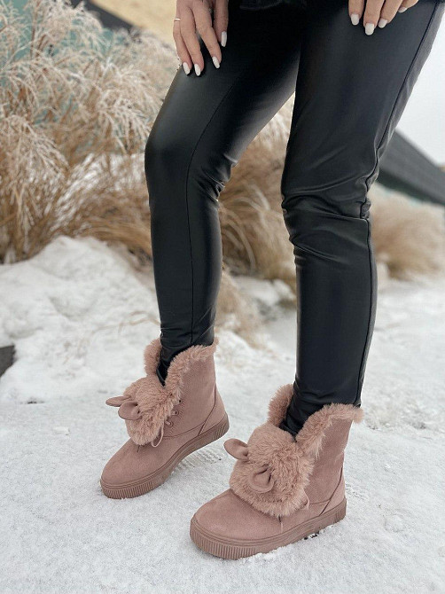 Violeta Женские черевики Violeta пудра эко-замша высота 16.5см подошва 2.5см размер 36-39 (1136 Коломыя - изображение 10