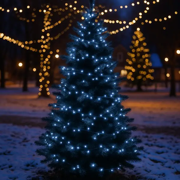 Garlando Гірлянда Нитка вулична 30 (м) 300 LED чорний провід Білий CF300L30MBW Коломия - фото 1