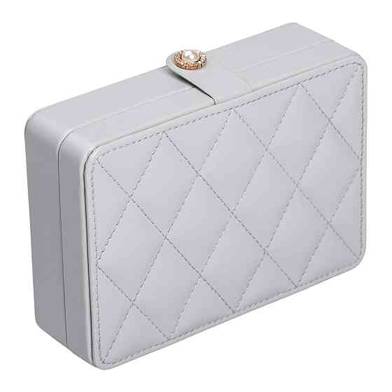 Шкатулка для украшений из эко кожи 16×11×4.7 см органайзер для ювелирных изделий HP-5-30G Киев