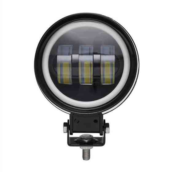 Фара додаткового світла 30W (QA) вольтаж 12-24V Підсвічування автомобіля LED Світлодіодні кільця для фар Харків