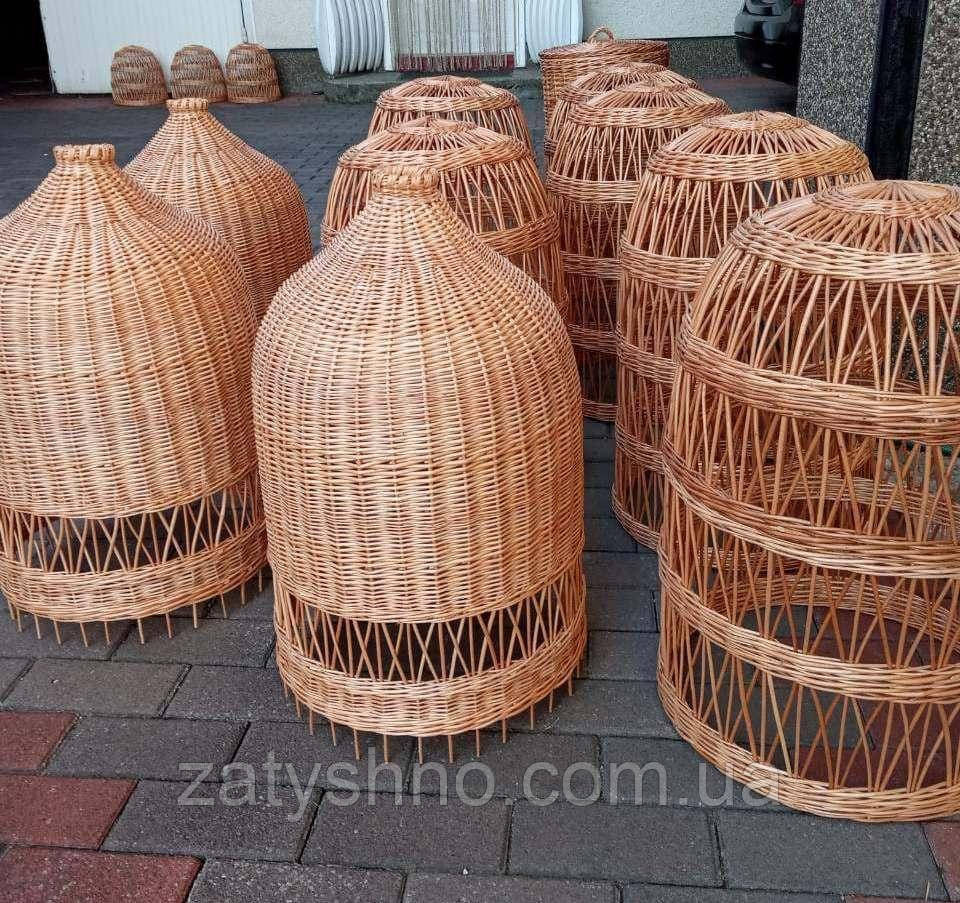 Світильник плетений з палицями знизу Київ - фото 2