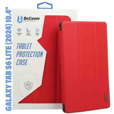 Чехол для планшета BeCover Smart Case Samsung Tab S6 Lite (2024) 10.4" P620/P625/P627 Red (710817) Винница