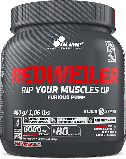 Передтренувальний комплекс Olimp RedWeiler 480 g (Lime) Луцьк - фото 1