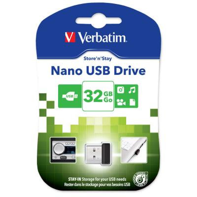 USB флеш накопичувач Verbatim 32GB Store &apos;n&apos; Stay NANO USB 2.0 (98130) Вінниця - фото 3