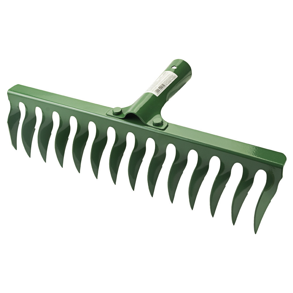 Граблі садові кручені 14 зубців 370×82мм заклепувальне кріплення GRAD (5051925) Київ - фото 1