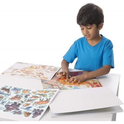 Набор для творчества Melissa&Doug Набор многоразовых наклеек Джунгли и Саванна (MD30502) Винница - изображение 4