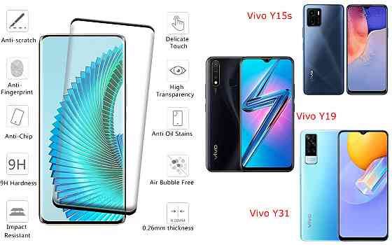 Защитное стекло HyperGlass Pro для Vivo Y15s, vivo Y19, VIVO Y31 – максимальная чувствительность и защита Киев
