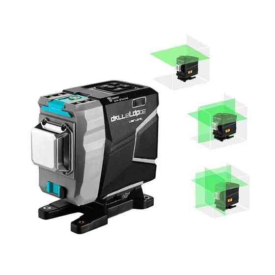 Лазерный уровень Deko 3D (12 линий) Откалиброван Зеленый луч Нивелир Винница