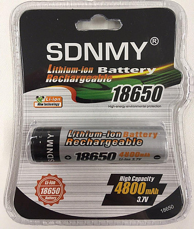Акумулятори 18650 SDNMY 4800mAh Li-ion 3,7V (200) Київ - фото 1