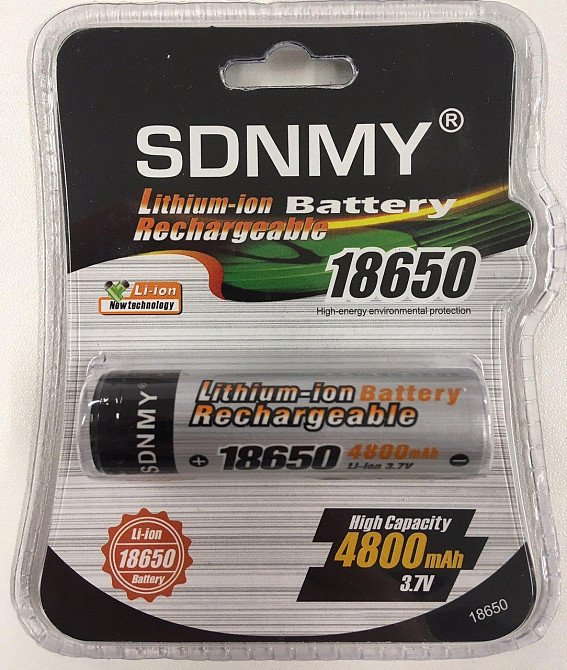 Акумулятори 18650 SDNMY 4800mAh Li-ion 3,7V (200) Одеса - фото 1