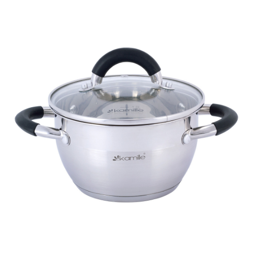 Набір каструль 4 предмети (каструлі 2,1/2,9л) нержавіюча сталь 5753 KAMILLE Житомир - изображение 3