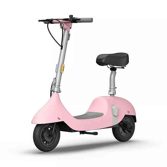 Електросамокат з сидінням OKAI Ceetle PRO EA10C Pink 10', 350(900)W, 25Km / h, 10.4Ah, 55Km, 20%, NFC, App.29kg Одеса