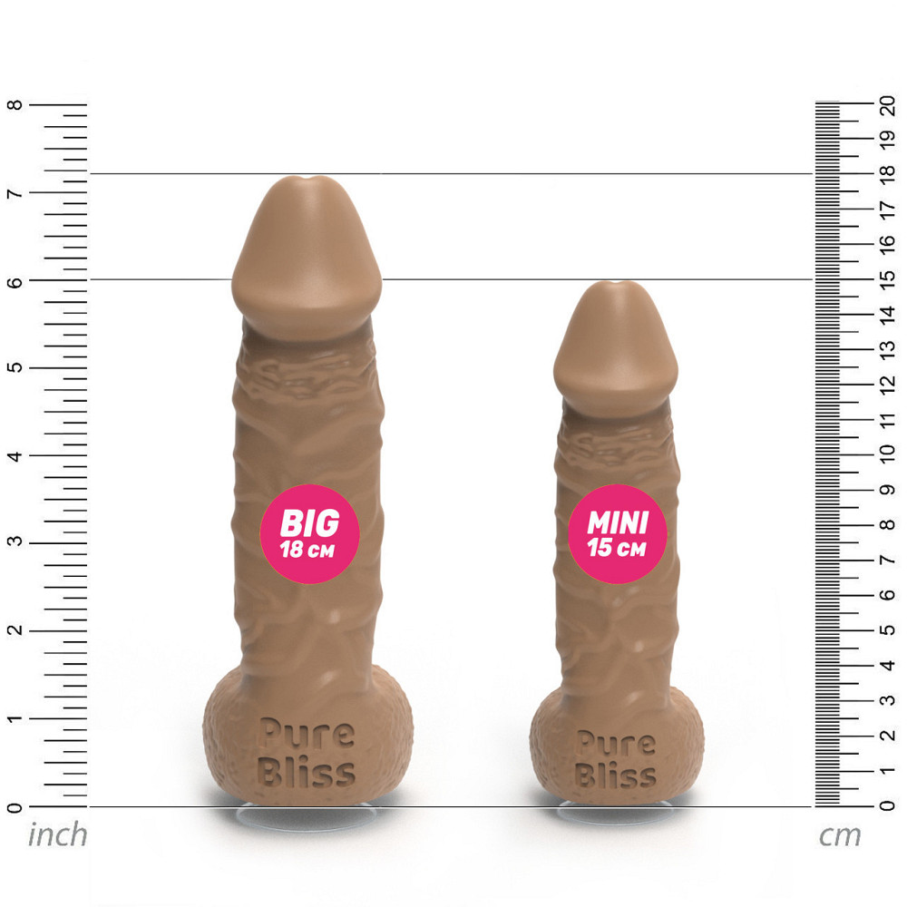 Мыло член на присоске Pure Bliss BIG коричневое, 18 см Sex Aura Киев - изображение 6