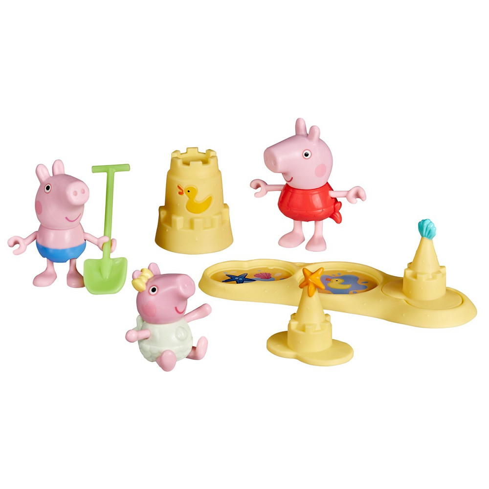Ігровий набір Peppa Figurines – Три маленькі свинки на пляжі Дніпро - фото 2
