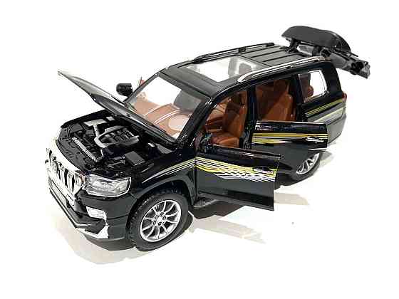 Машина металева TK Uniion Group Toyota Prado 1:24 Відкриття дверей Чорна (GT-9147) Чернігів