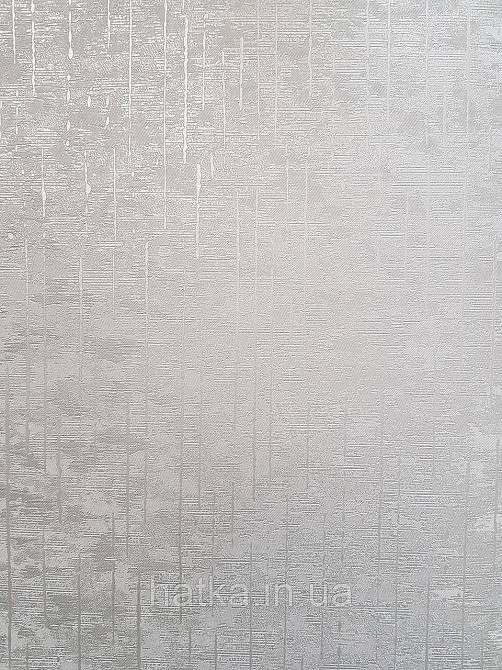 Шпалери метрові вінілові на флізеліні Sintra Structure під штукатурку сірі зі смужкою з глянцем 524046 Київ - фото 1