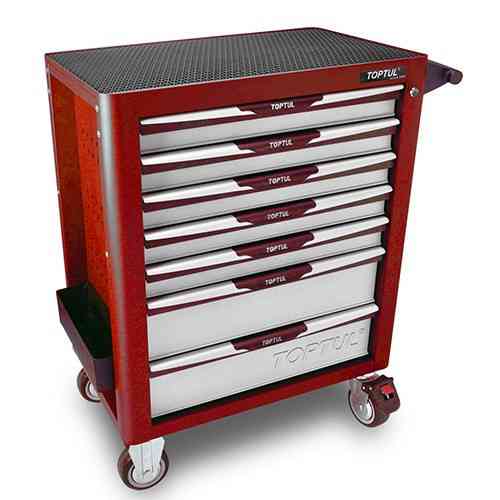Тележка с инструментом для автосервиса TOPTUL (Pro-Plus) 7 секций 305 ед. красная GCAJ305H Одесса