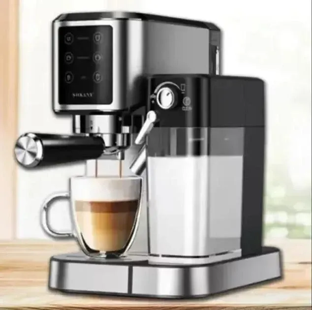 Кавоварка SK-04027 для еспресо, капучіно та латте, 20 бар, бак 1 л, молоко 700 мл, сенсорне керування Одеса - фото 2