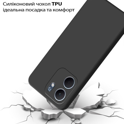 Чохол до мобільного телефона BeCover Silicone Oppo A5x 4G/5G Black (713788) Вінниця - фото 2