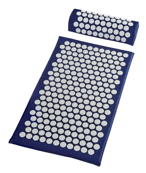 Акупунктурний набір Universal Eko-Lux (Килимок з поролоном, Валик та Чохол)– Масажний комплект для відновлення та релаксації Івано-Франківськ - фото 1