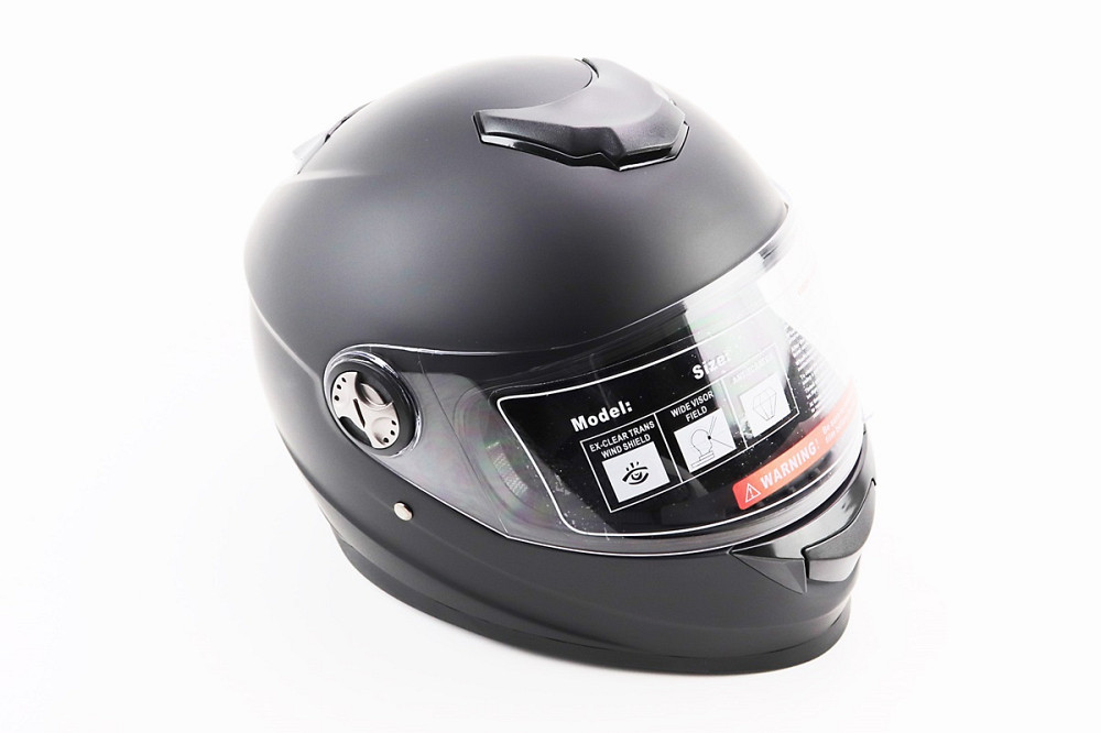 Шолом інтеграл, закритий BLD-М65 L (59-60см), ЧОРНИЙ матовий Киев - изображение 1