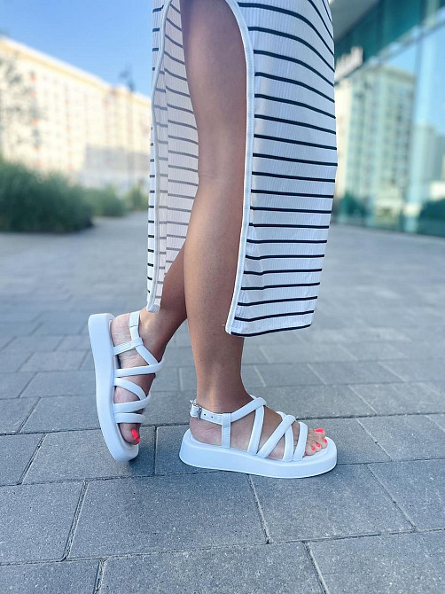 ALVISTA Босоніжки жіночі ALVISTA Б-041 білі (літо, шкіра натуральна) (5257) Коломия - фото 7