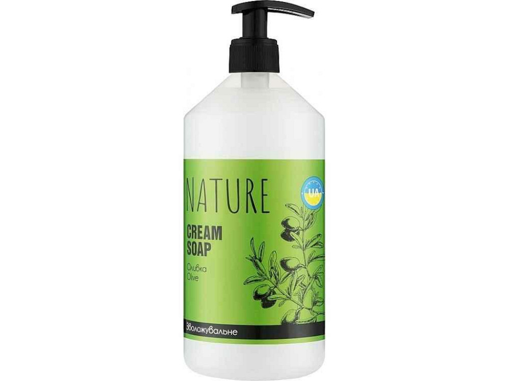 Крем-мило рідке 900мл Оливка Nature ТМ BIOTON Київ - фото 1